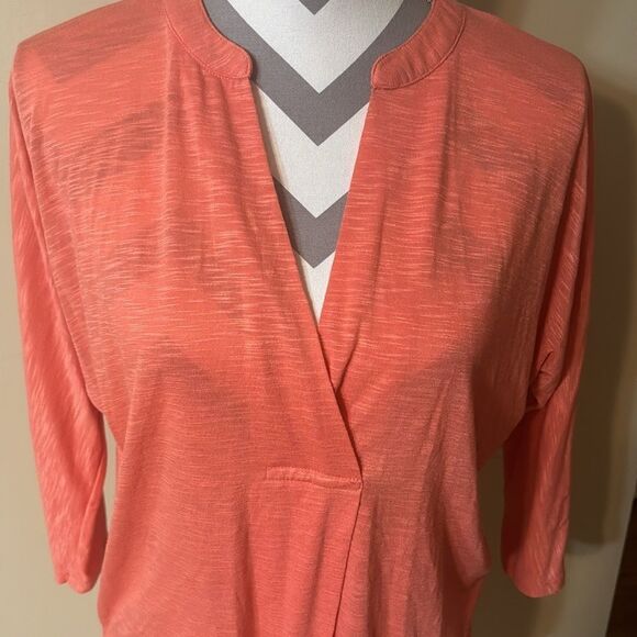 Coral Blouse with Front Waist Tie by Sunday in Brooklyn - Size XS - Picture 3 of 8